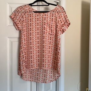 Multi colored blouse. Size small